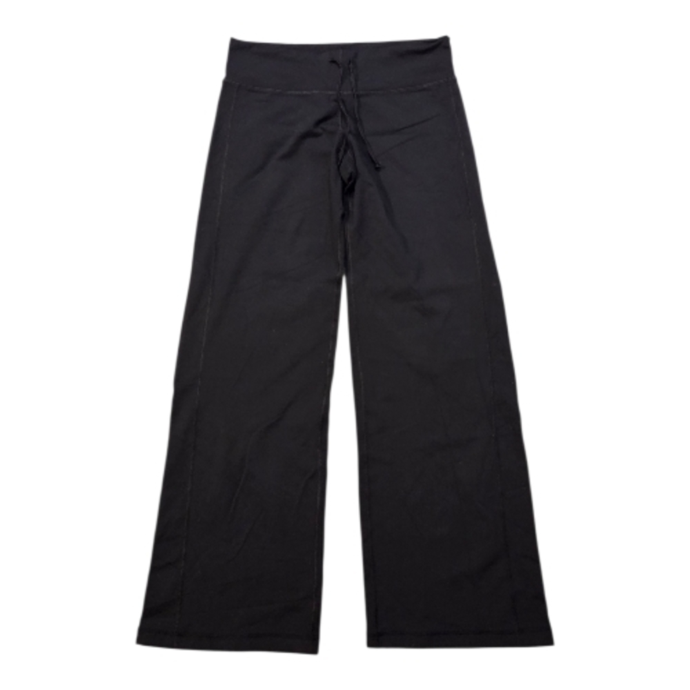 Lululemon Black Wide Leg Drawstring Pant Leggings